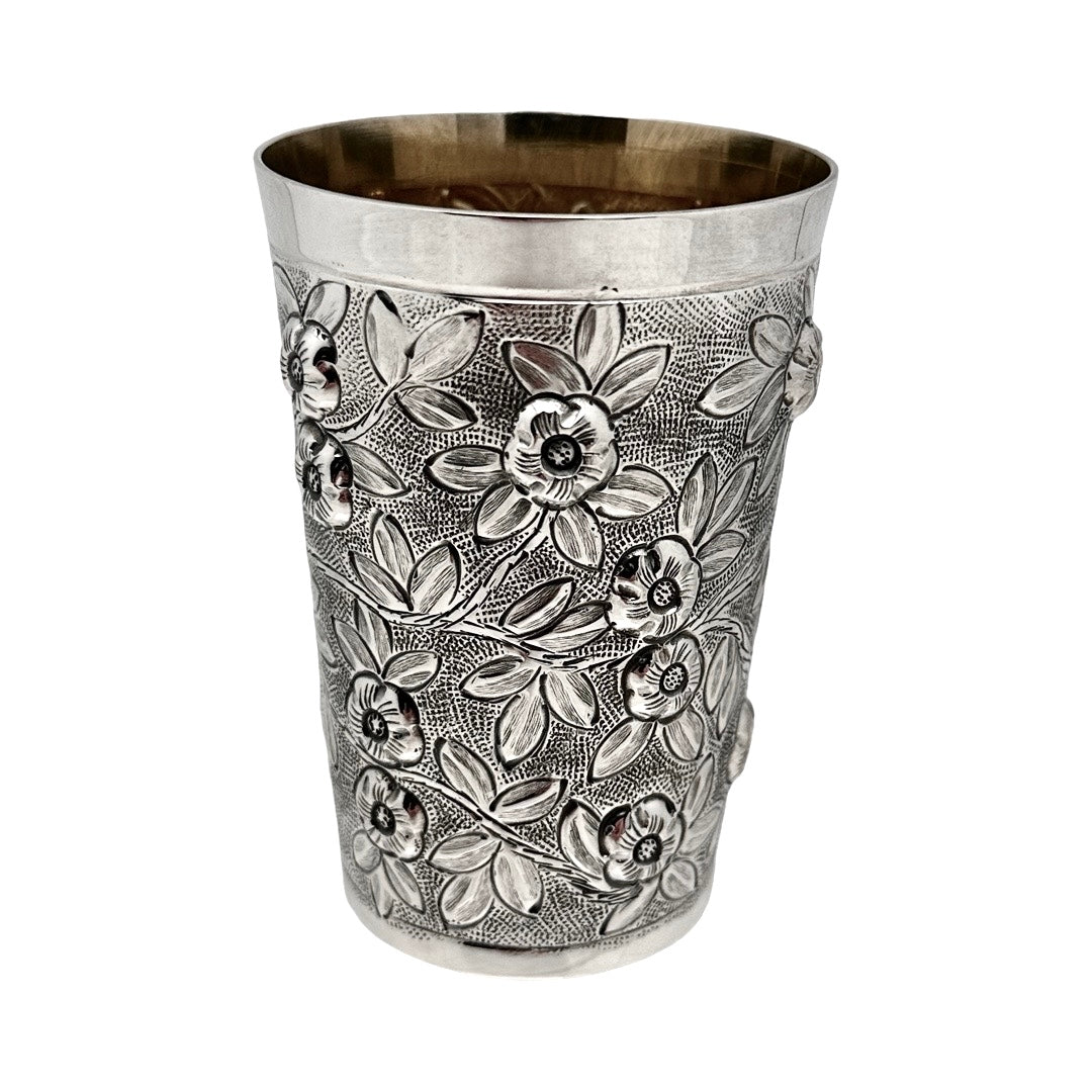 Flower Kiddush Cup Set