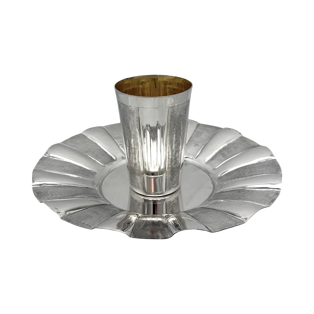 Sterling Silver AG Kiddush Cup Set