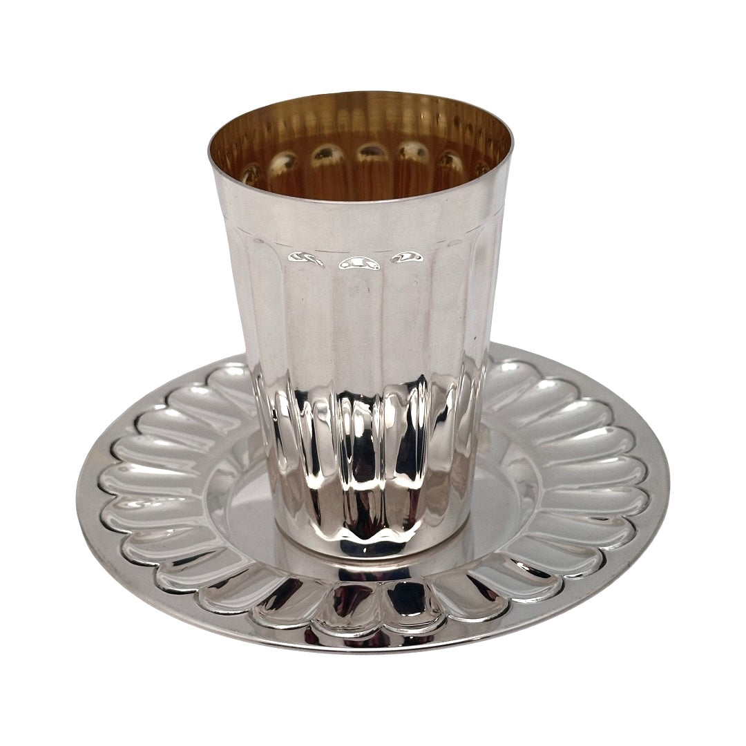 Fluted Kiddush Cup Set