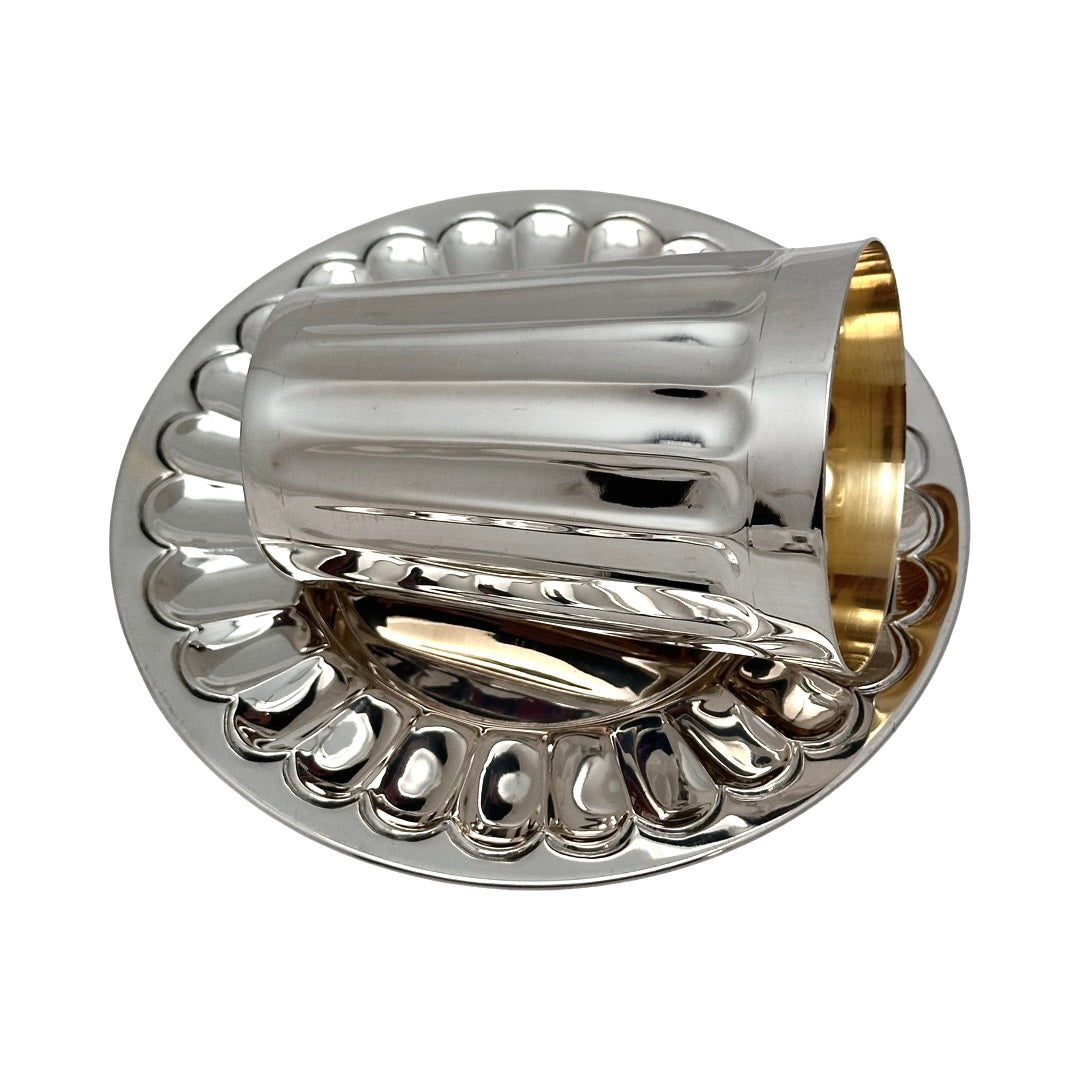 Fluted Kiddush Cup Set