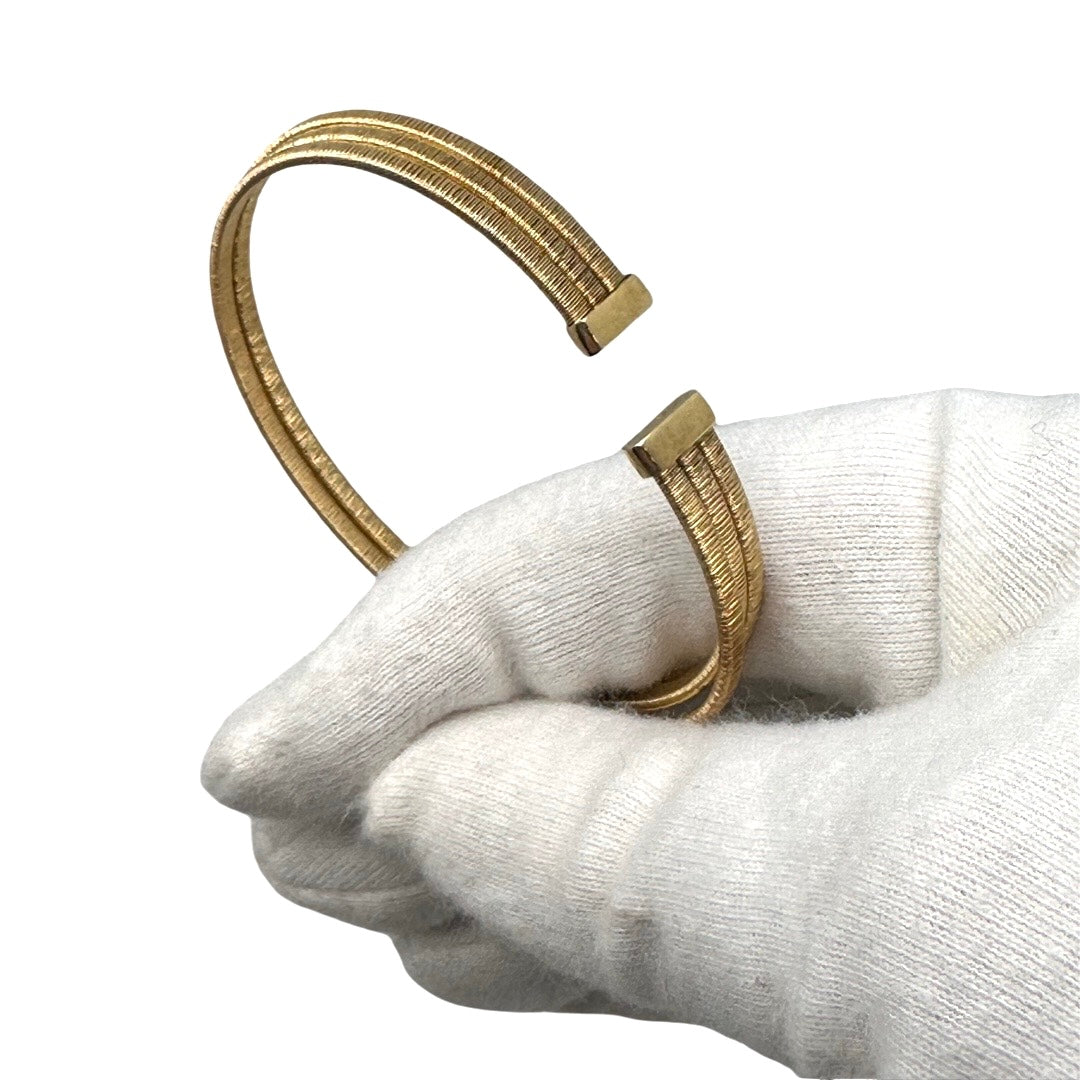 Sterling Silver Triple Wire Bangle