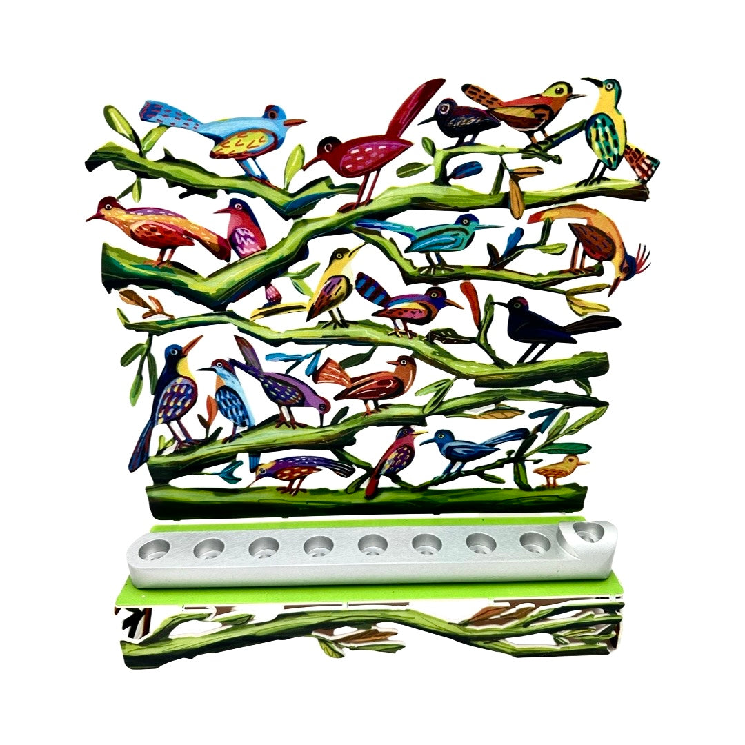Bird Twitters Menorah-Gerstein