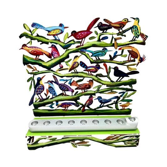 Bird Twitters Menorah-Gerstein