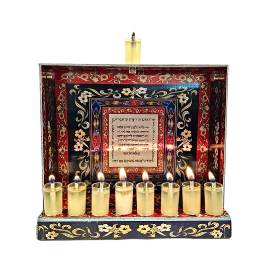 Illuminated Folding Menorah