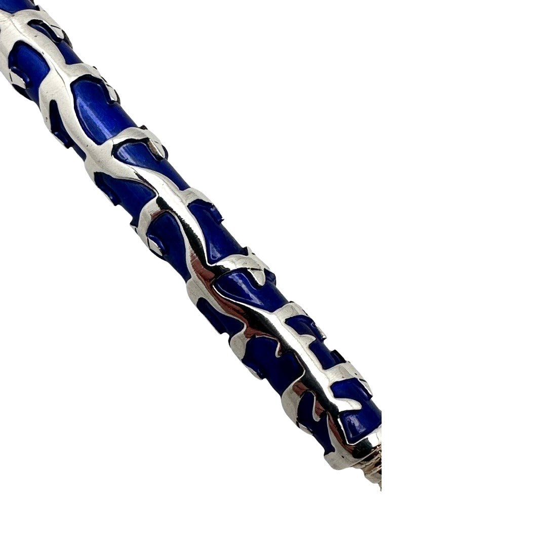 Enamel and Sterling Silver Torah Pointer