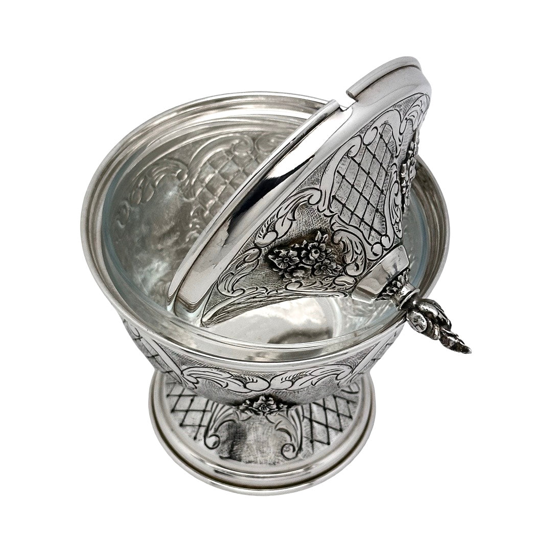 Sterling Silver Regal Honey Dish