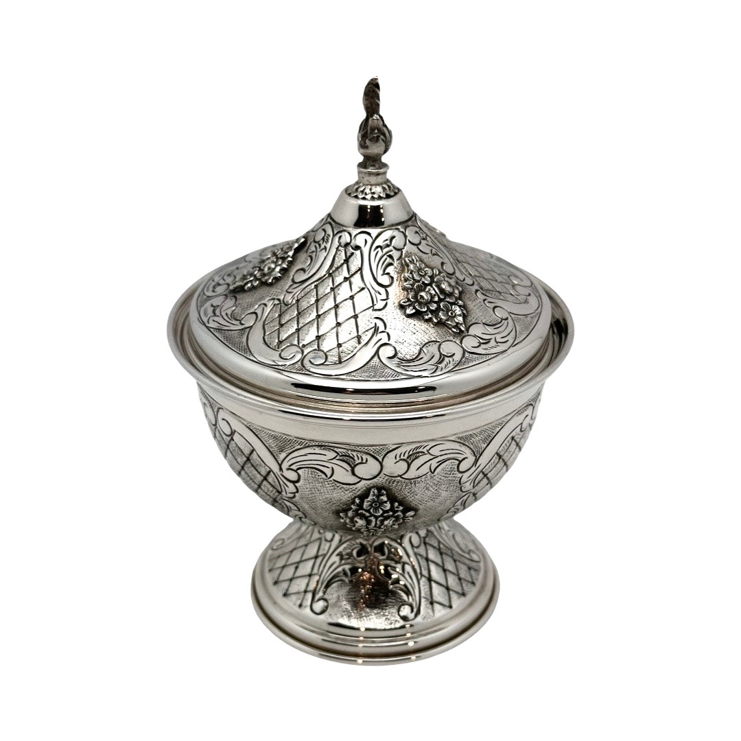 Sterling Silver Regal Honey Dish