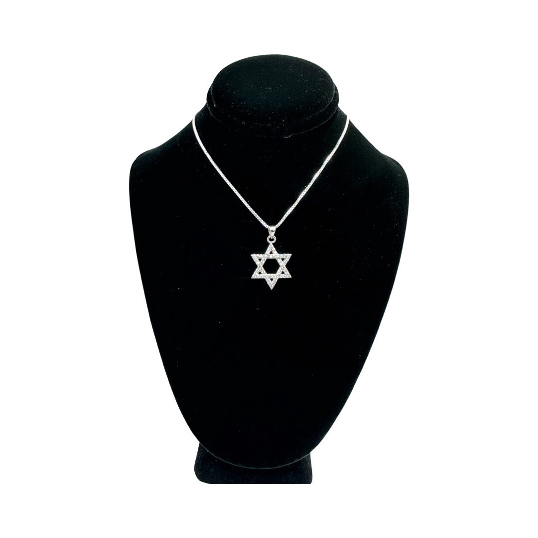 Sterling CZ Magen David