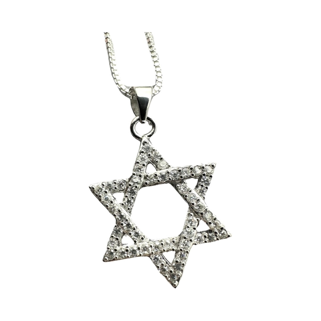 Sterling CZ Magen David