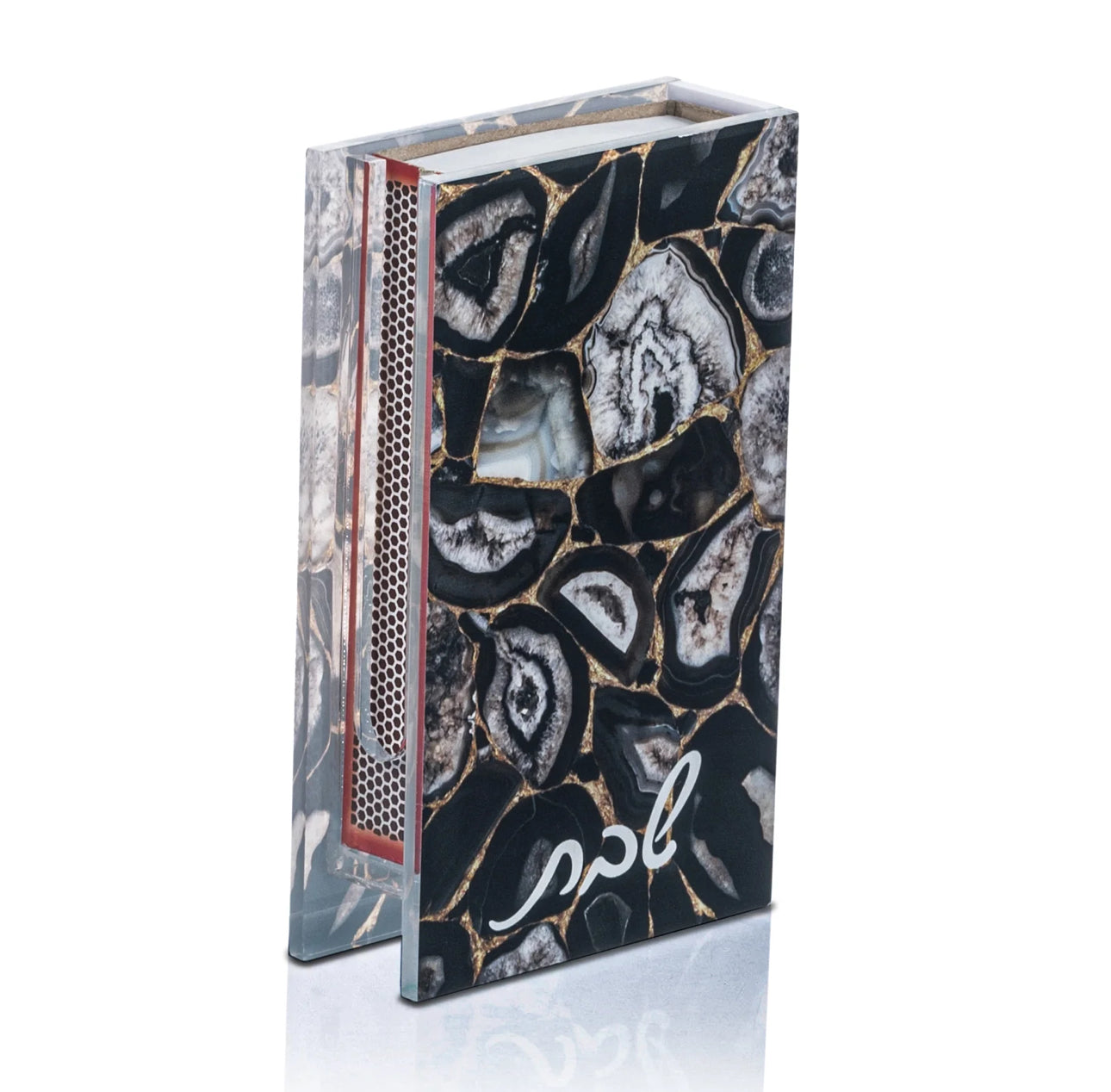 Agate Matchbox Holder