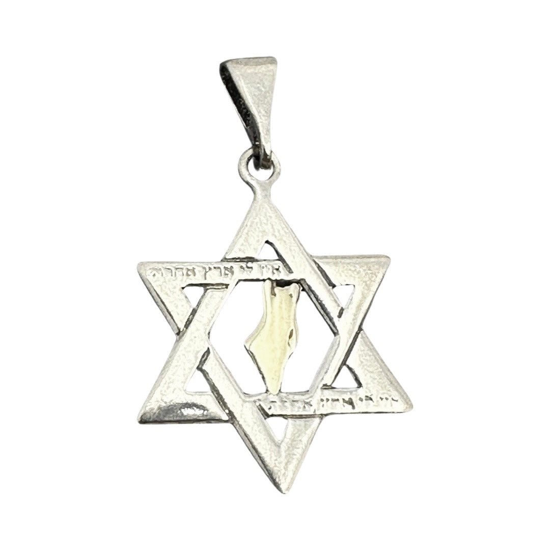 Map of Israel Magen David
