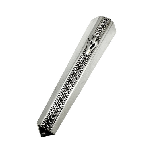 Sterling Silver Mezuzah With Filigree