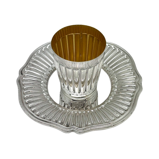Piccolo Kiddush Cup Set Lines