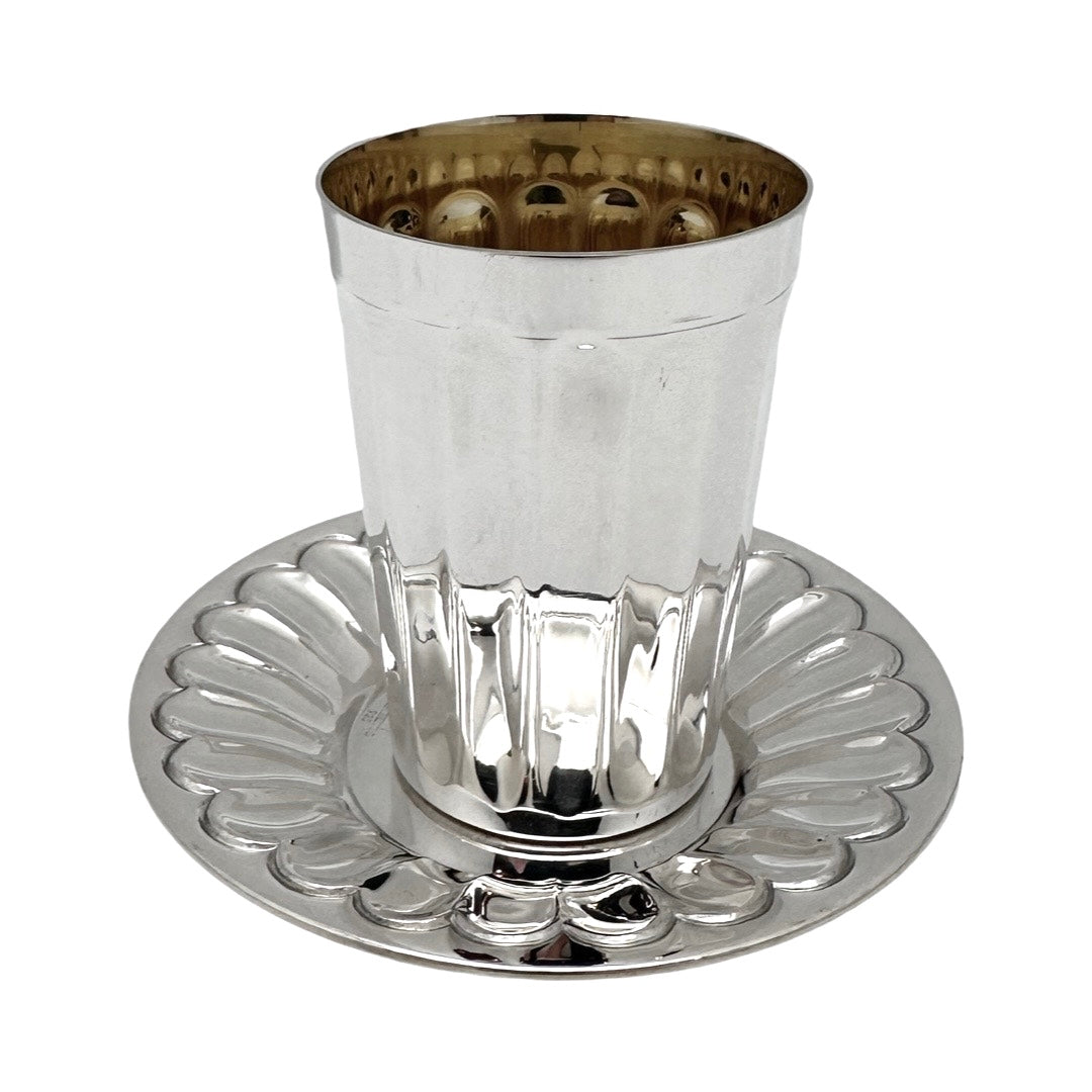 Fluted Kiddush Cup Set