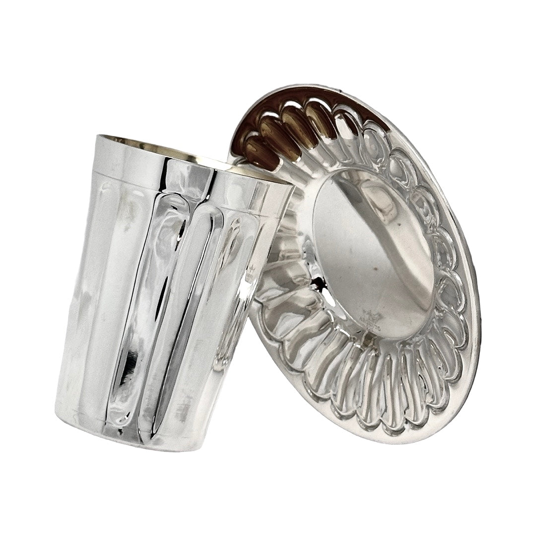 Fluted Kiddush Cup Set