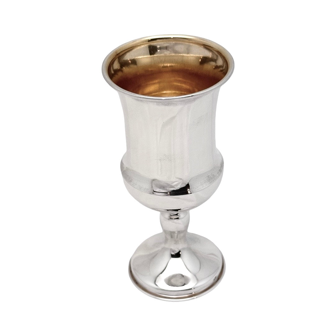 Smooth Kiddush Cup on Leg
