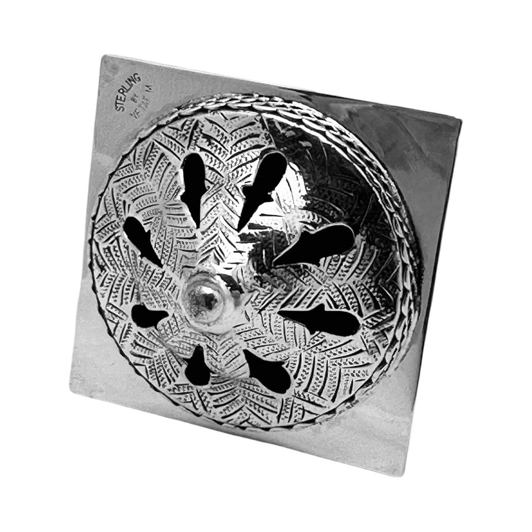 Round Top Sterling Silver Dreidel
