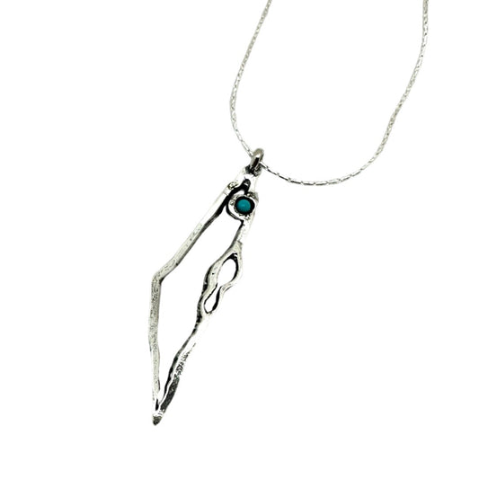 Map of Israel Necklace