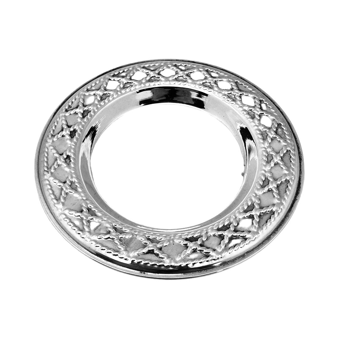 Diamond Criss Cross Kiddush Cup Set