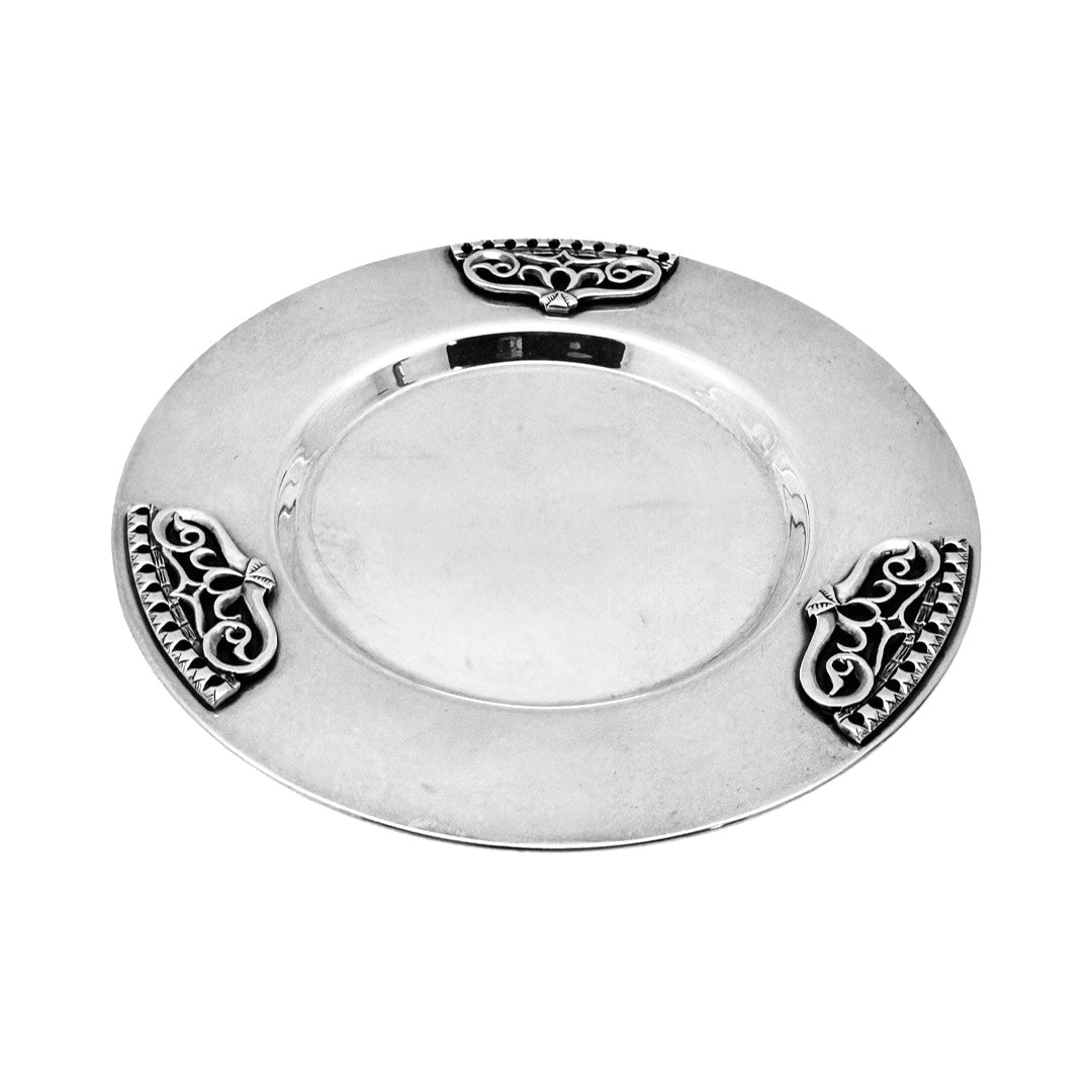 Curl Spiral Stem Kiddush Cup Set