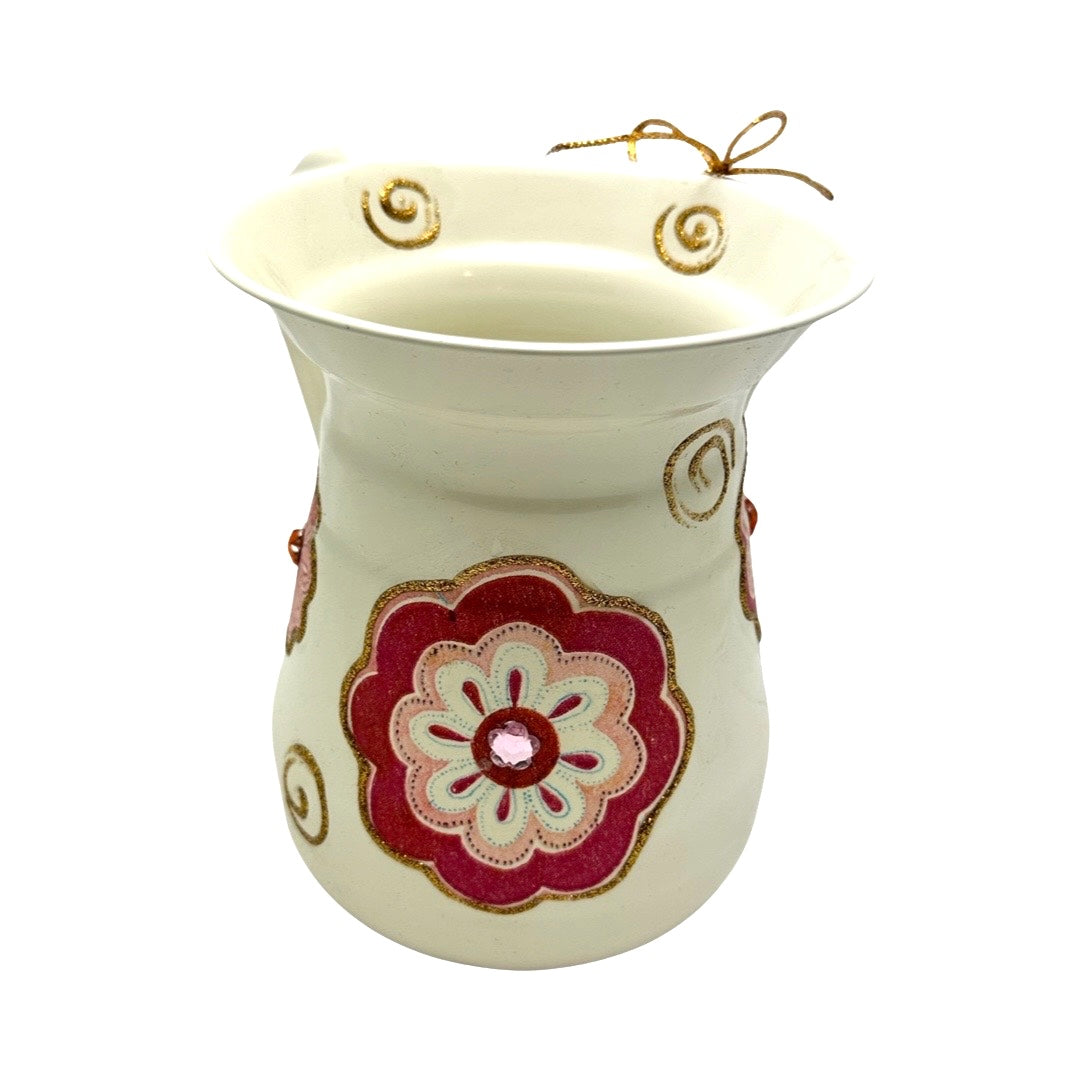 Decorated Metal Washing Cup 9