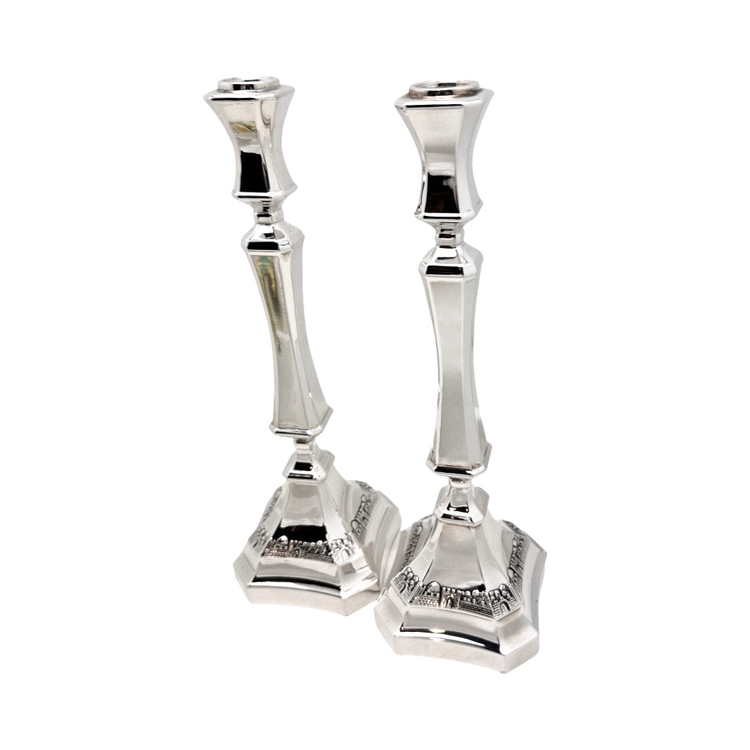 Jerusalem Motif Candlesticks