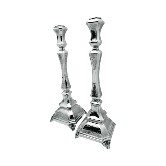 Delicately Chased Candlesticks