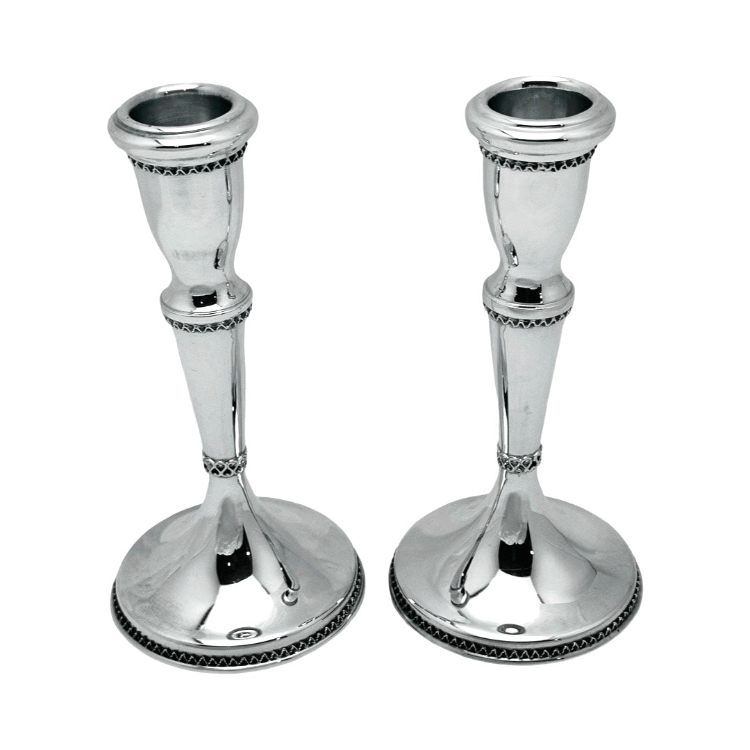 Sterling Silver Malka Filigree Candlesticks