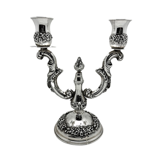 Two Arm Flower Candelabra