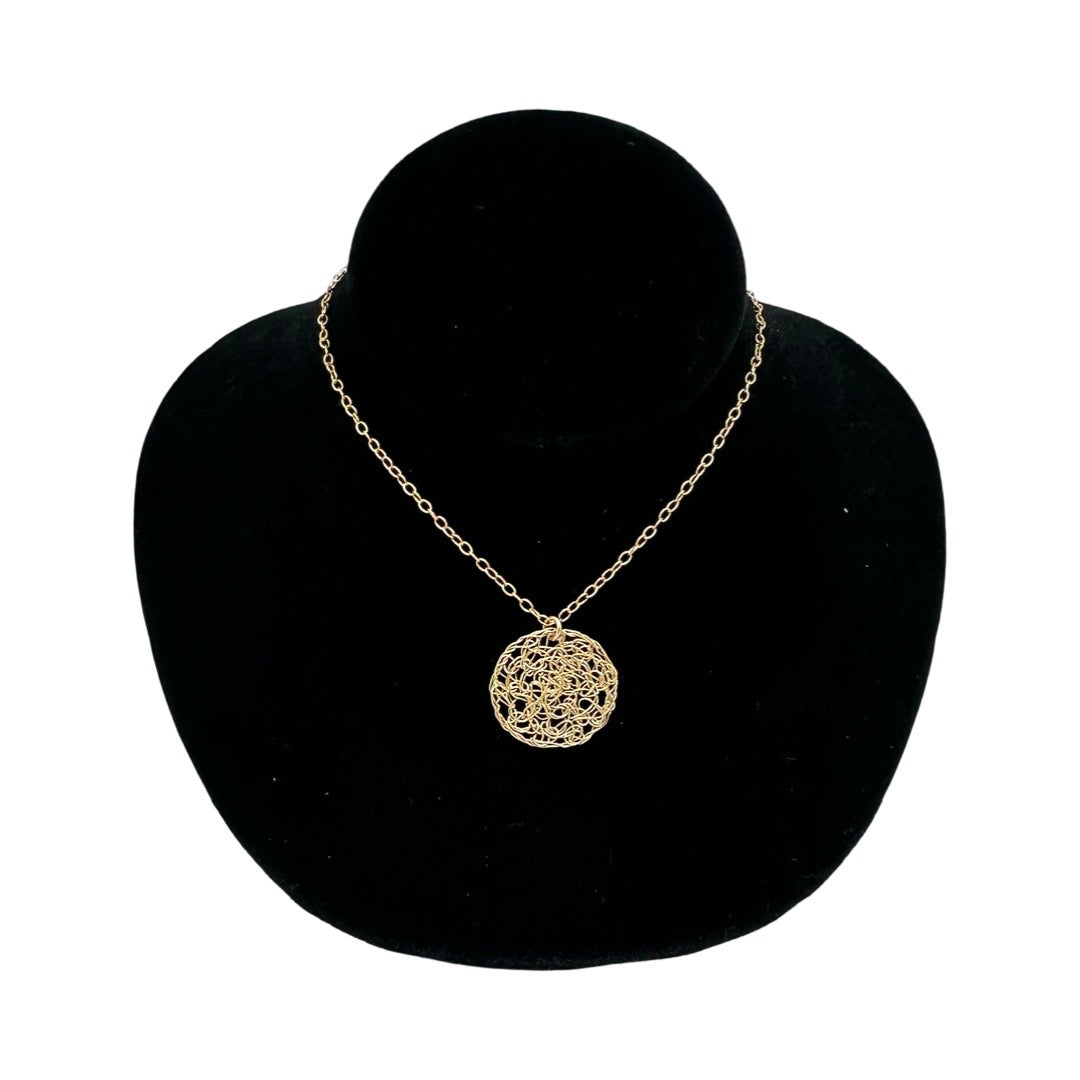Wire Circle Necklace