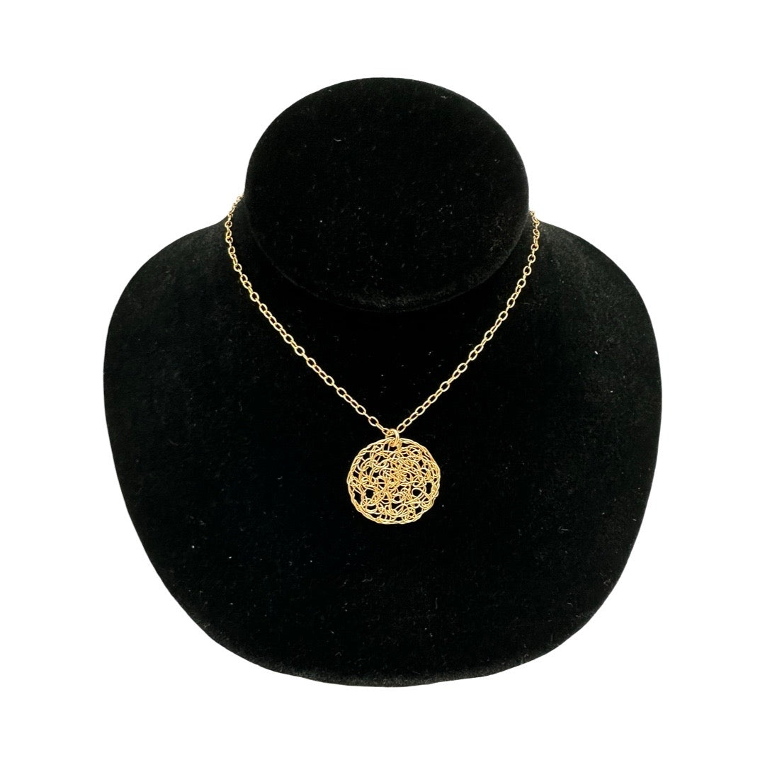 Wire Circle Necklace