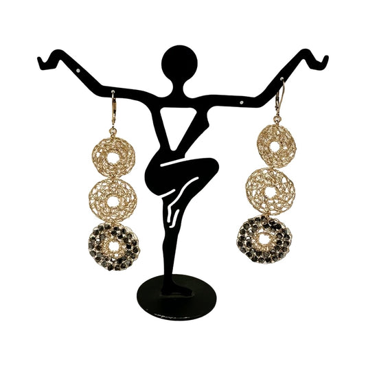3 Circle Earrings