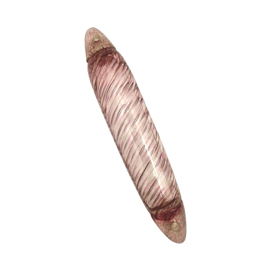 Venetian Glass Rose Mezuzah