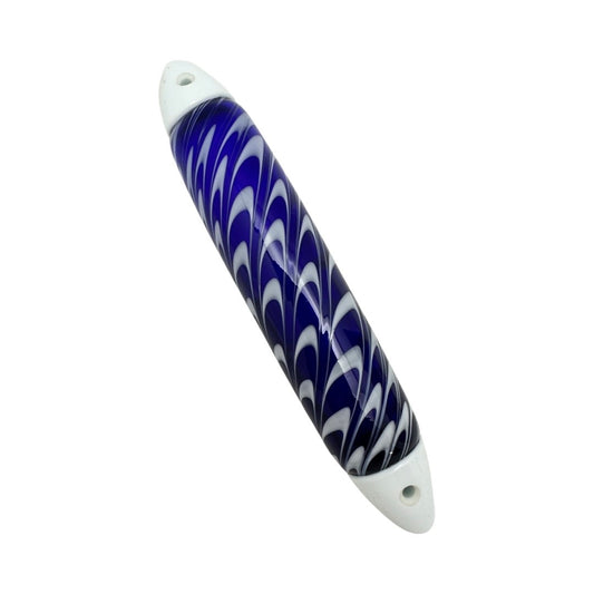 Venetian Glass Cobalt Mezuzah