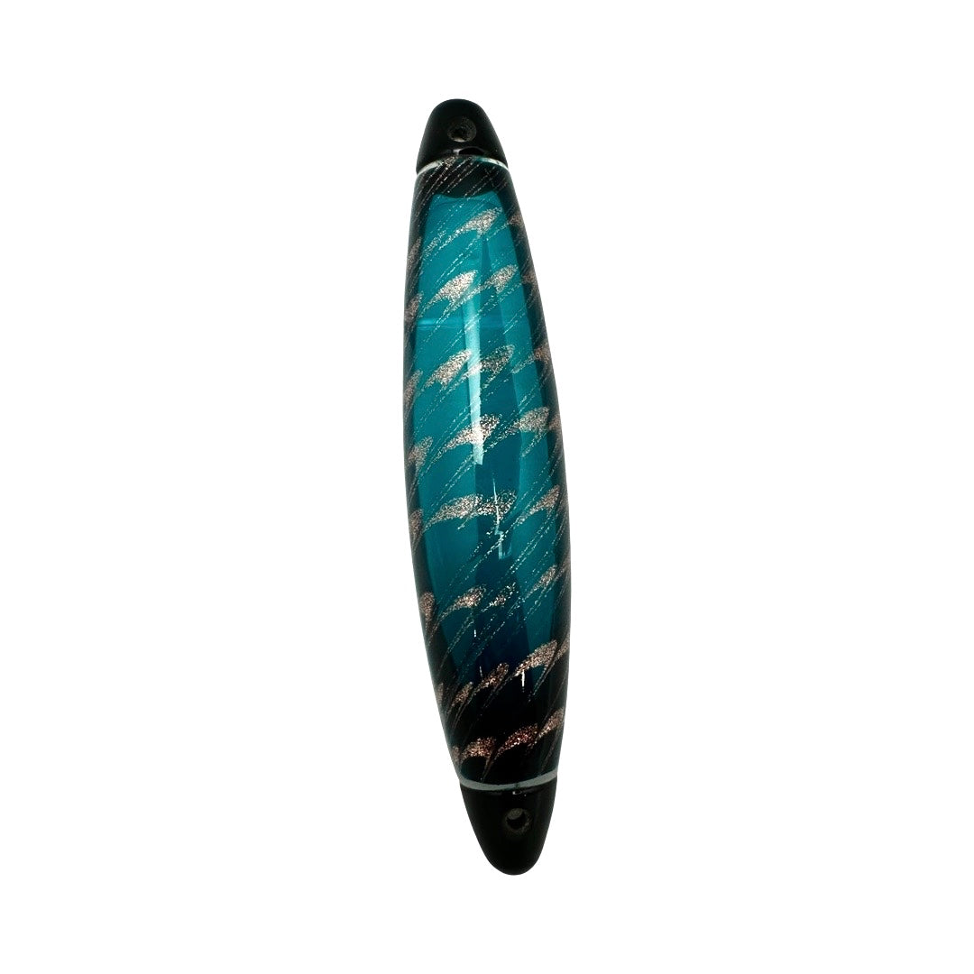 Venetian Glass Green Mezuzah