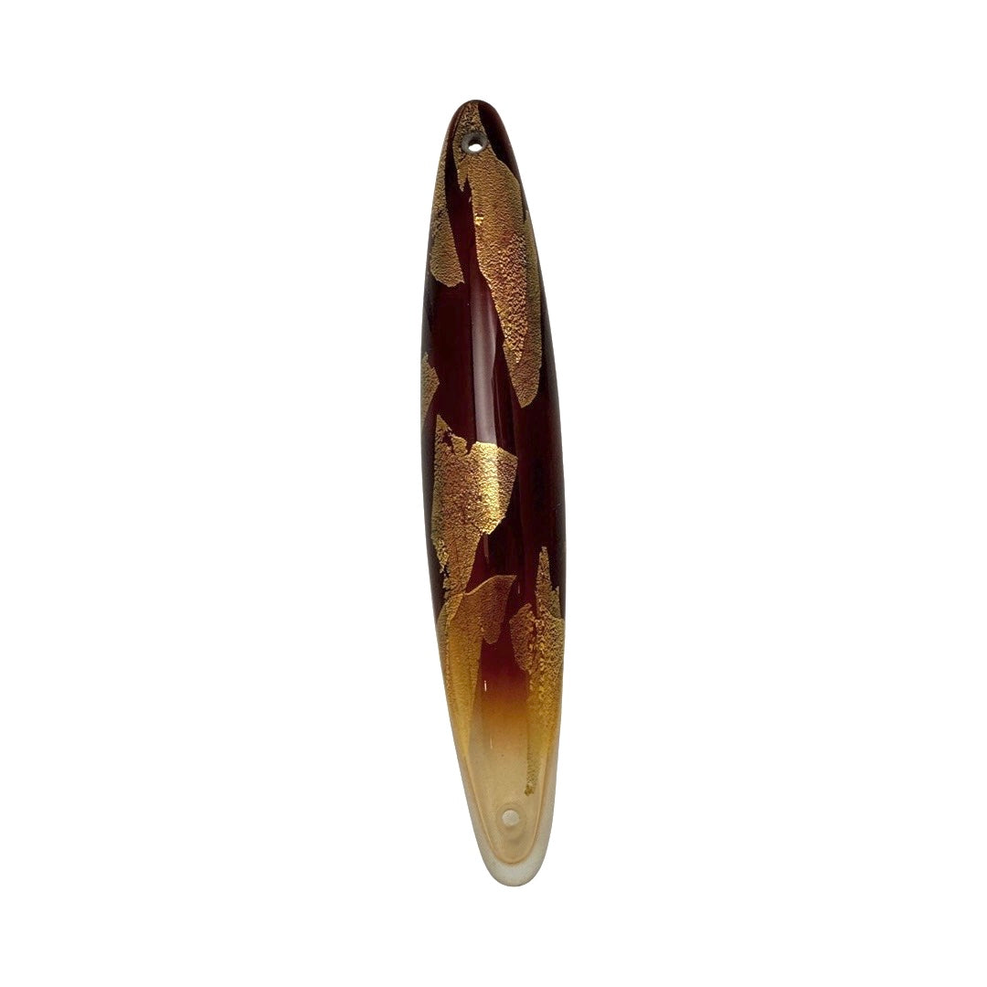 Venetian Glass Red Mezuzah