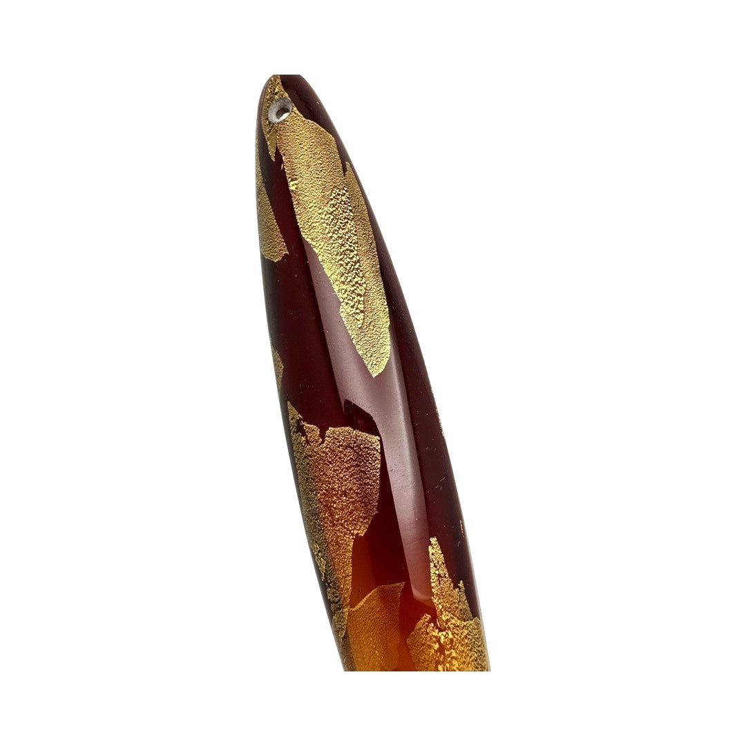 Venetian Glass Red Mezuzah