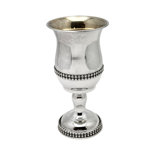 Kiddush Cup on Stem with Beads