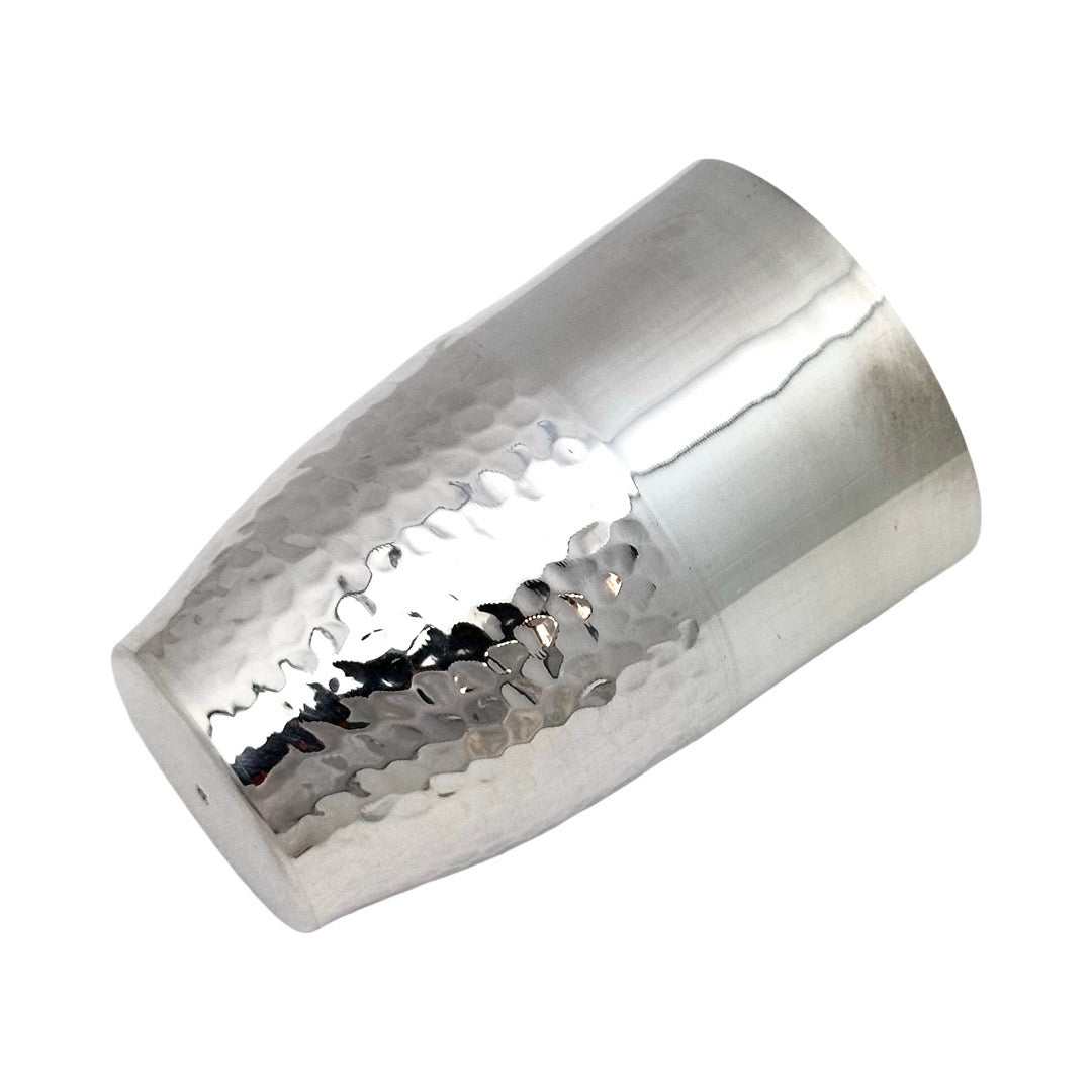 Half Hammered Kiddush Cup Set