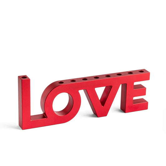 LOVE Chanukah Menorah by Israel Museum