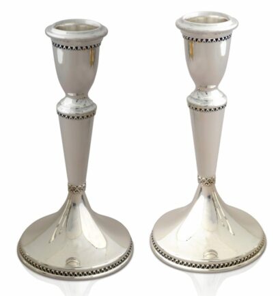 Sterling Silver Malka Filigree Candlesticks