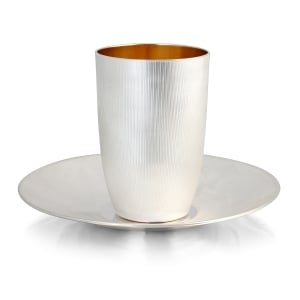 Kiddush Cup Set Fine Line
