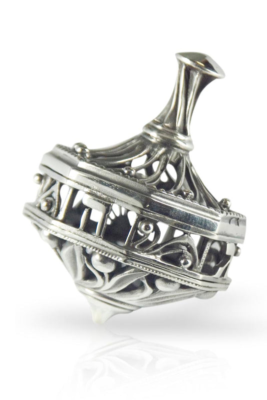 Sterling Spiral Dreidel
