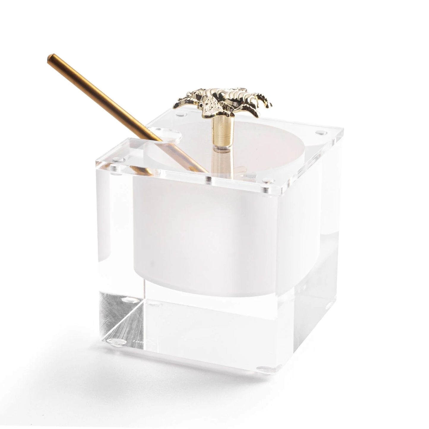 Lucite Bee Honey Dish