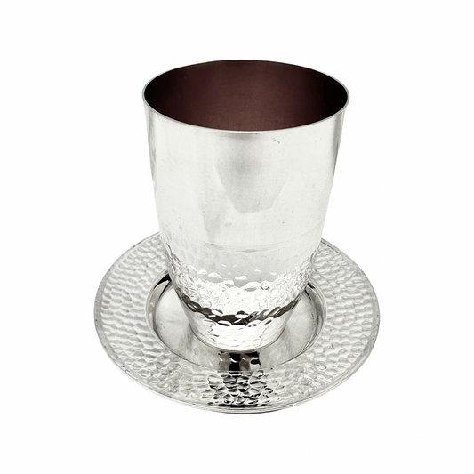 Half Hammered Kiddush Cup