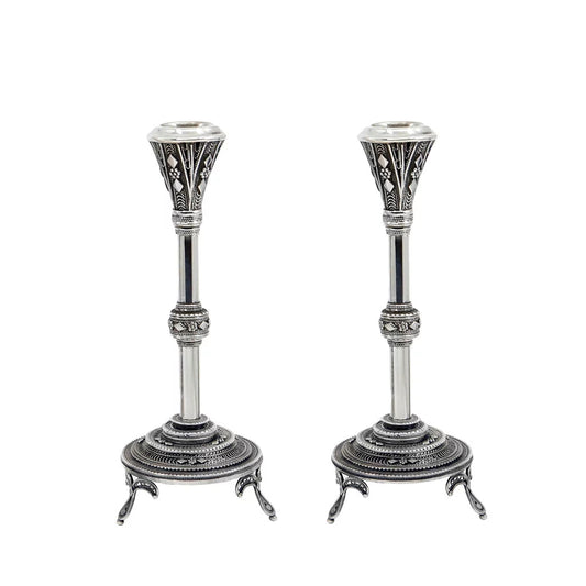 Handmade 6" Filigree Candlesticks