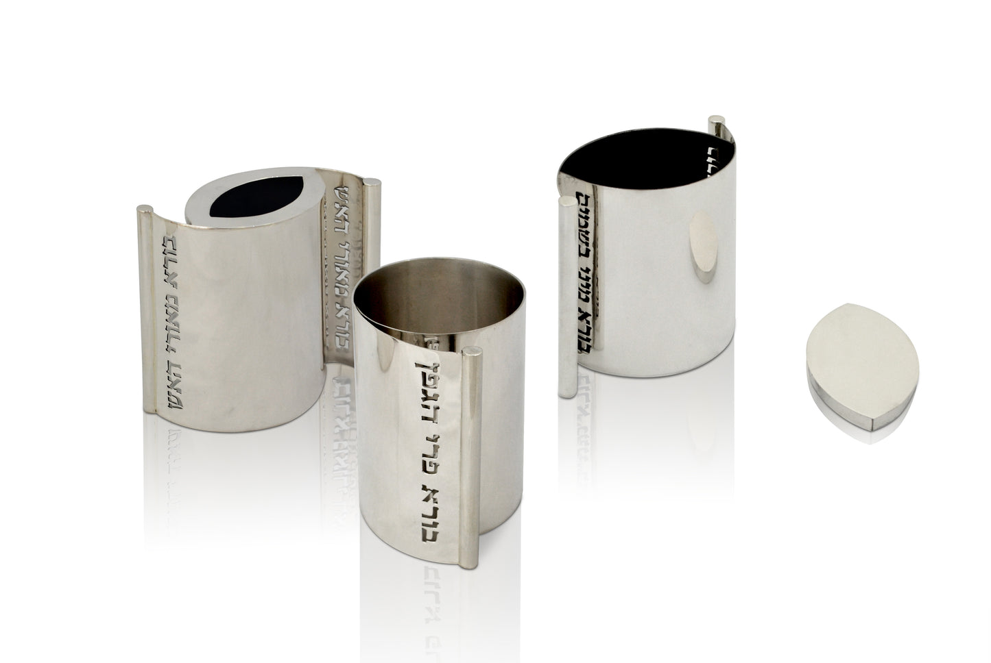 Sterling Curved Havdalah Set