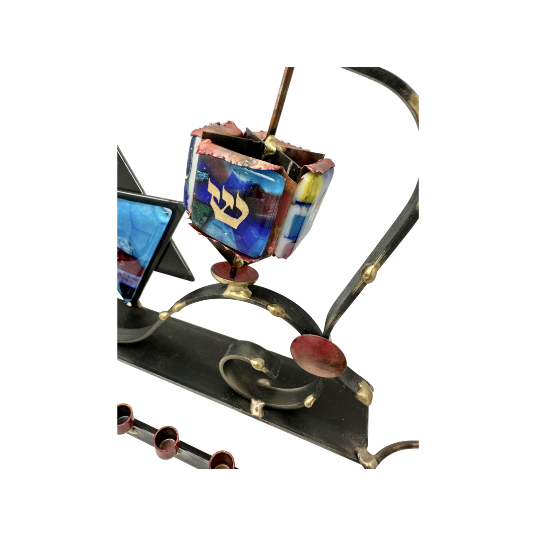 Dreidel Menorah