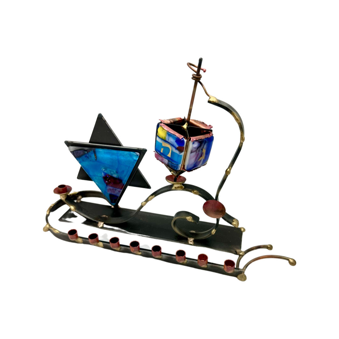 Dreidel Menorah