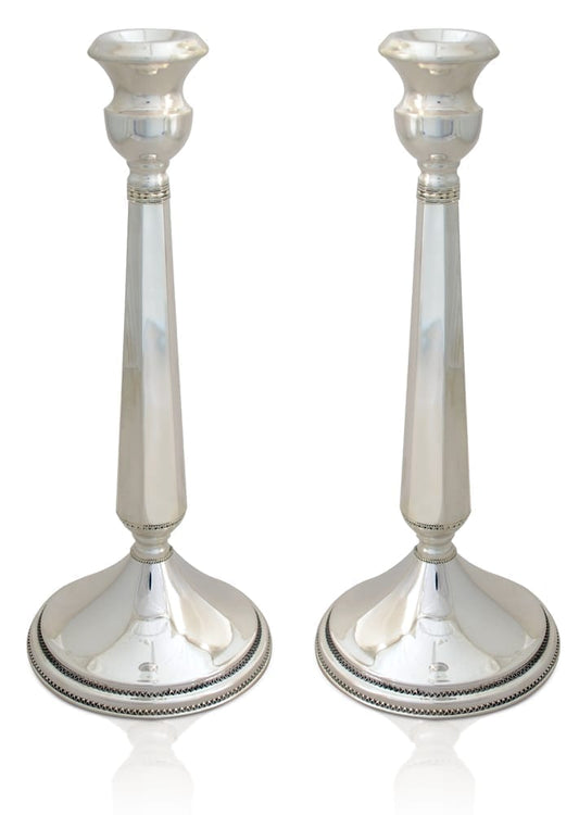 'Talia' Sterling Silver Candlesticks